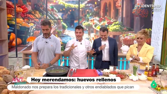 Carlos Maldonado y Pablo Ojeda sorprenden con su versión de los huevos rellenos Carlos Maldonado y Pablo Ojeda sorprenden con su versión de los huevos rellenos
