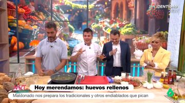 Carlos Maldonado y Pablo Ojeda sorprenden con su versión de los huevos rellenos