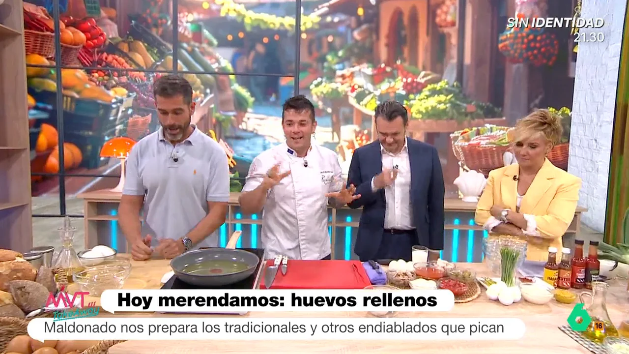 Carlos Maldonado y Pablo Ojeda sorprenden con su versión de los huevos rellenos