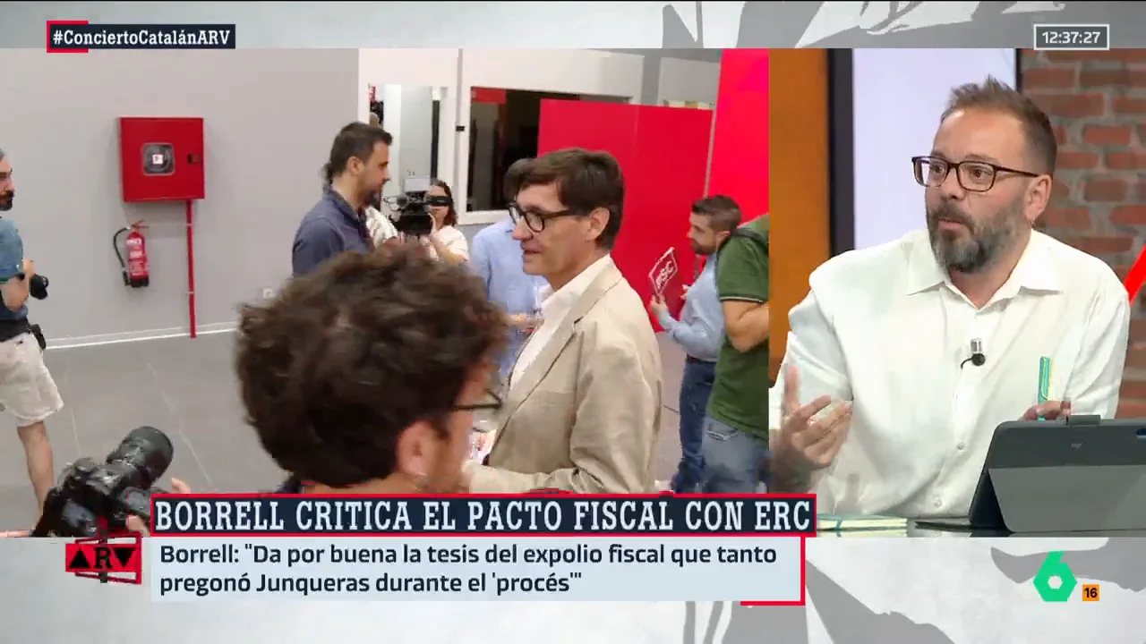 ARV- Maestre critica las palabras de Pepe Álvarez sobre el pacto PSC-ERC: "Me parece un drama"