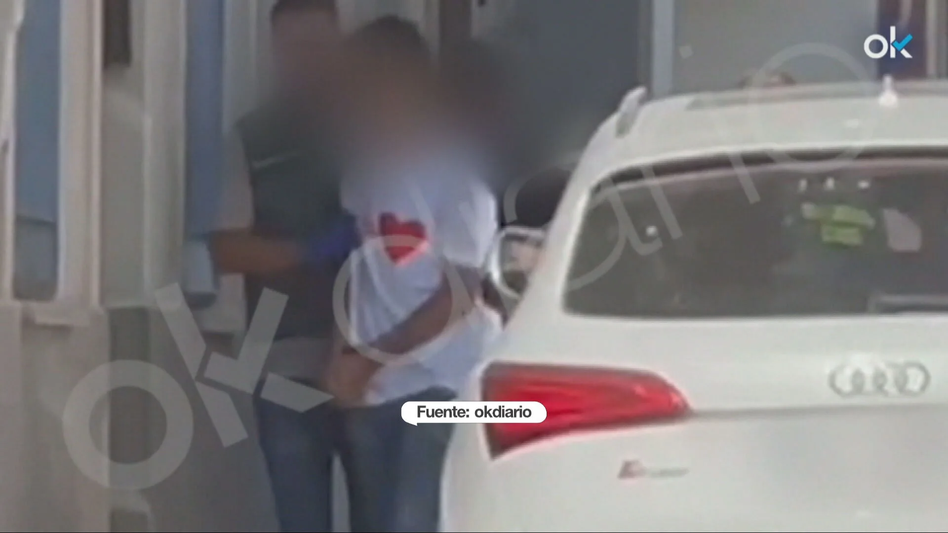 Imagen del presunto asesino del niño de 11 años de Mocejón tras ser detenido