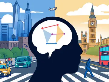 Ilustración del funcionamiento del pensamiento Ilustración del funcionamiento del pensamiento