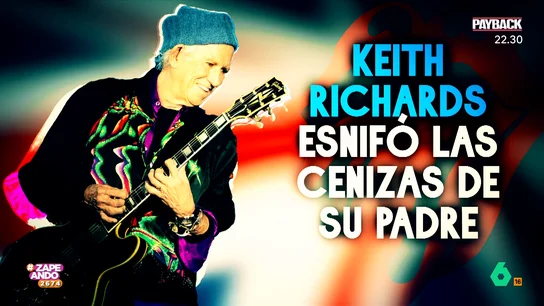 Mariano Muniesa desvela si es verdad que Keith Richards esnifó las cenizas de su padre Uno de los rumores más repetidos sobre el guitarrista de la banda británica es que decidió esnifar las cenizas de su padre durante una noche de fiesta. Descubre si es verdad en el vídeo principal.