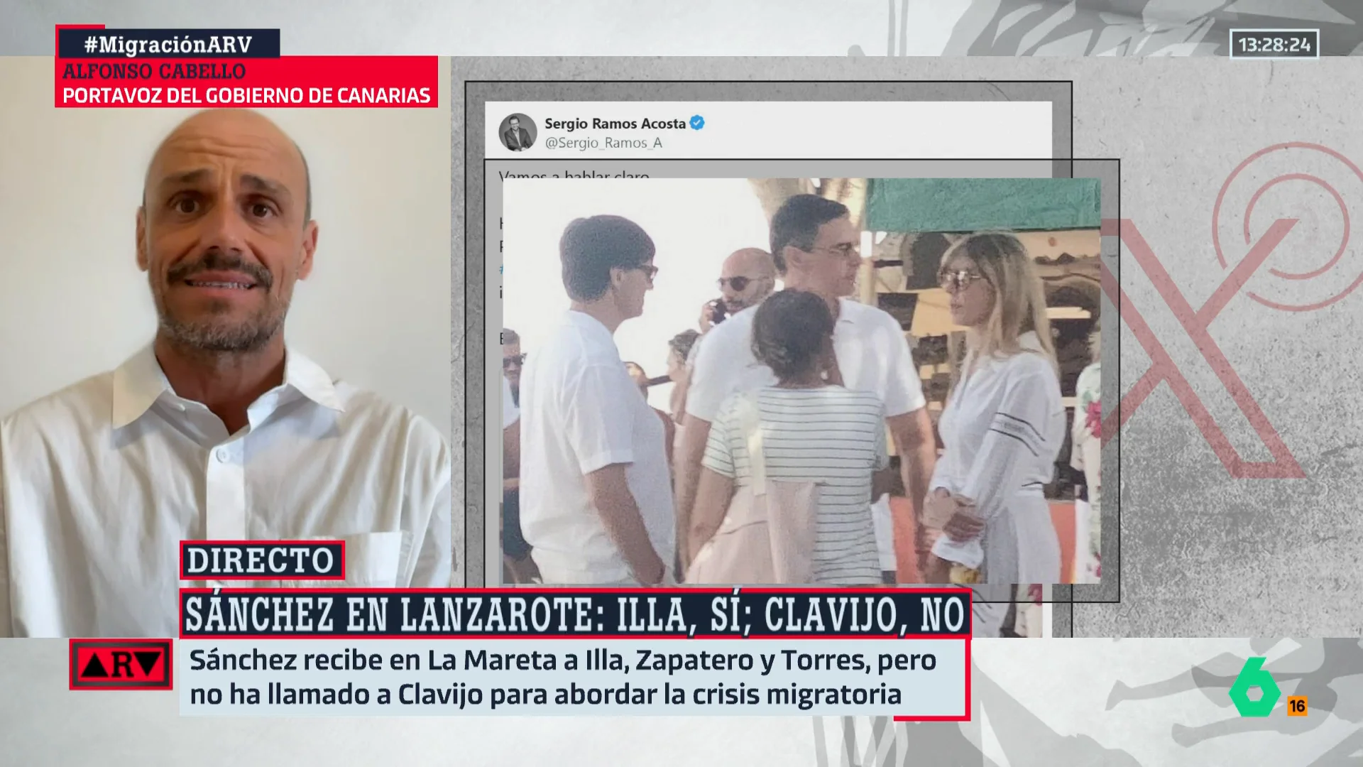 ARV-Cabello, sobre el problema de migración en Canarias: "Tan niños y niñas son estos como los que llegaron de Ucrania"