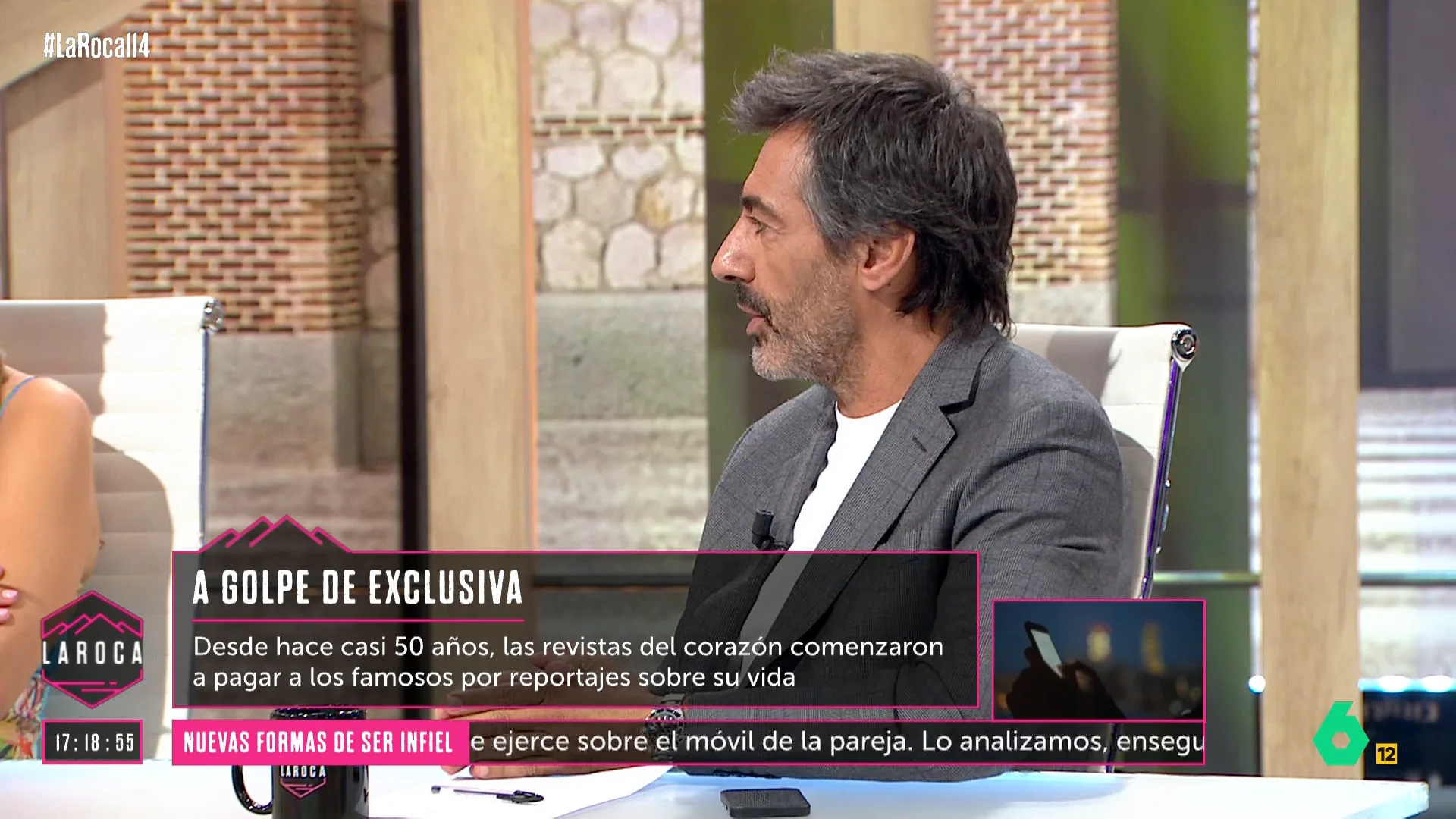 LA ROCA - Juan del Val estalla contra el funcionamiento de las revistas del corazón