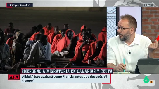 ARV-Maestre califica de "racista y xenófobo" a Albiol tras sus palabras sobre la migración: "Es un mensaje de uso neonazi" ARV-Maestre califica de "racista y xenófobo" a Albiol tras sus palabras sobre la migración: "Es un mensaje de uso neonazi"