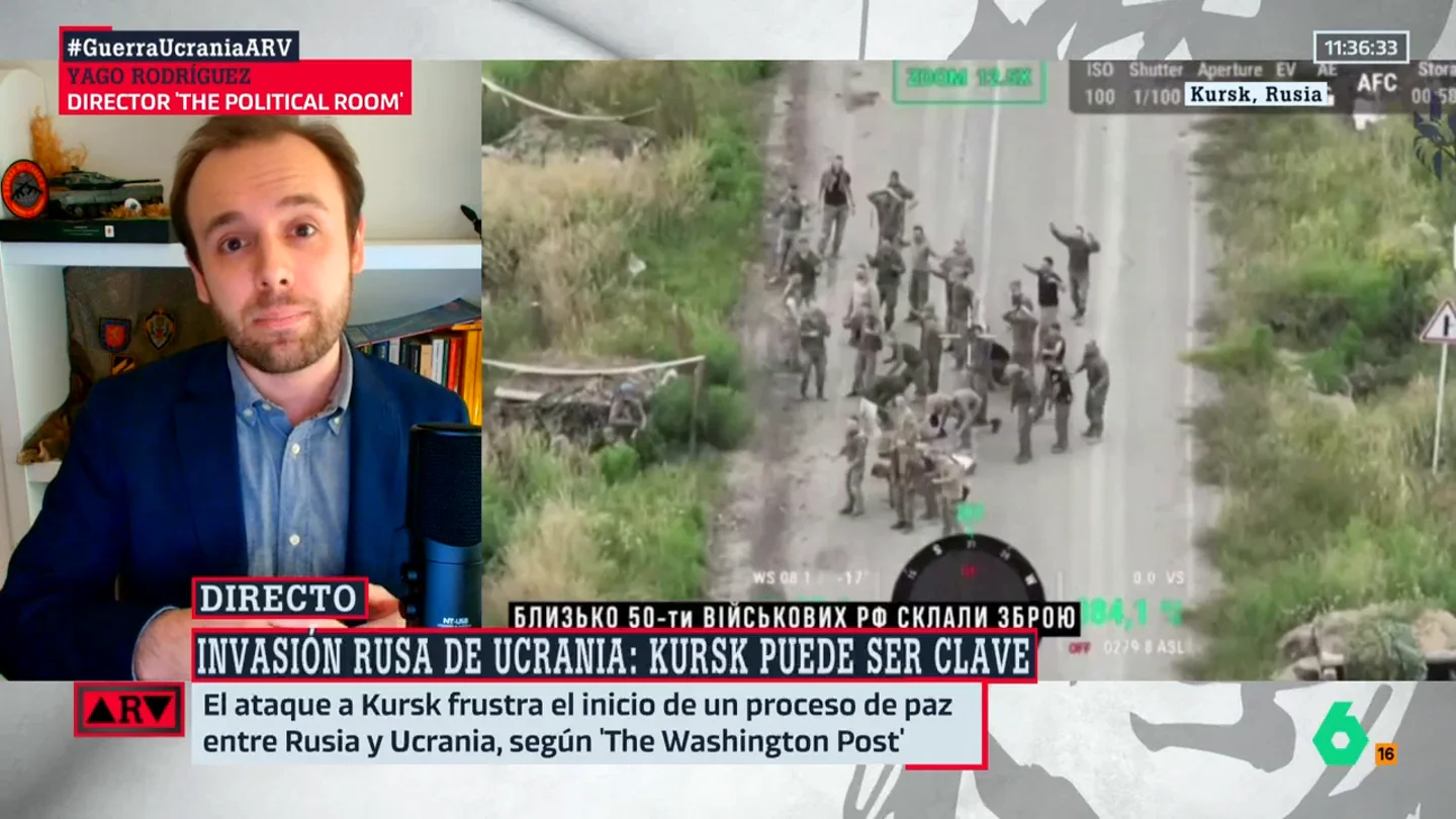 ARV-¿Por qué Ucrania ha decidido atacar el territorio ruso de Kursk? Yago Rodríguez responde ARV-¿Por qué Ucrania ha decidido atacar el territorio ruso de Kursk? Yago Rodríguez responde