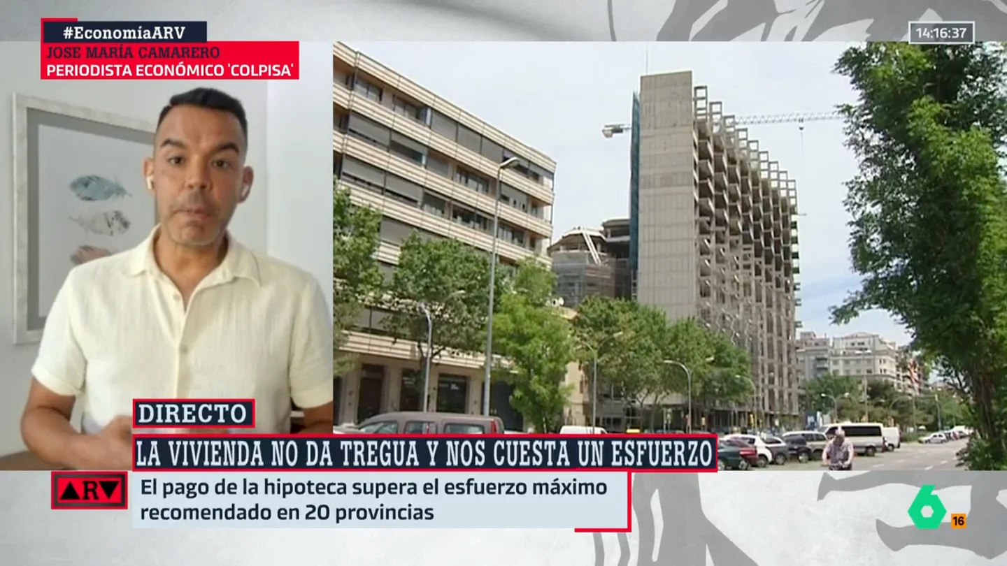 ARV-Camarero analiza las dificultades de los jóvenes para comprar una vivienda: "Se está generando una brecha" ARV-Camarero analiza las dificultades de los jóvenes para comprar una vivienda: "Se está generando una brecha"