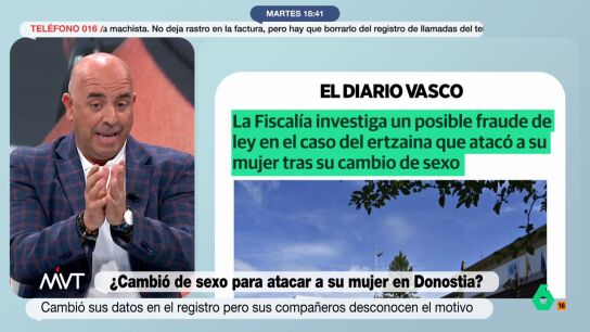 El abogado Juan Manuel Medina analiza en este v&iacute;deo el caso del ertzaina que se cambi&oacute; de sexo meses antes de atacar a su mujer y sus hijas con un cuchillo, algo que, considera "es una ofensa para las aut&eacute;nticas personas transexuales".