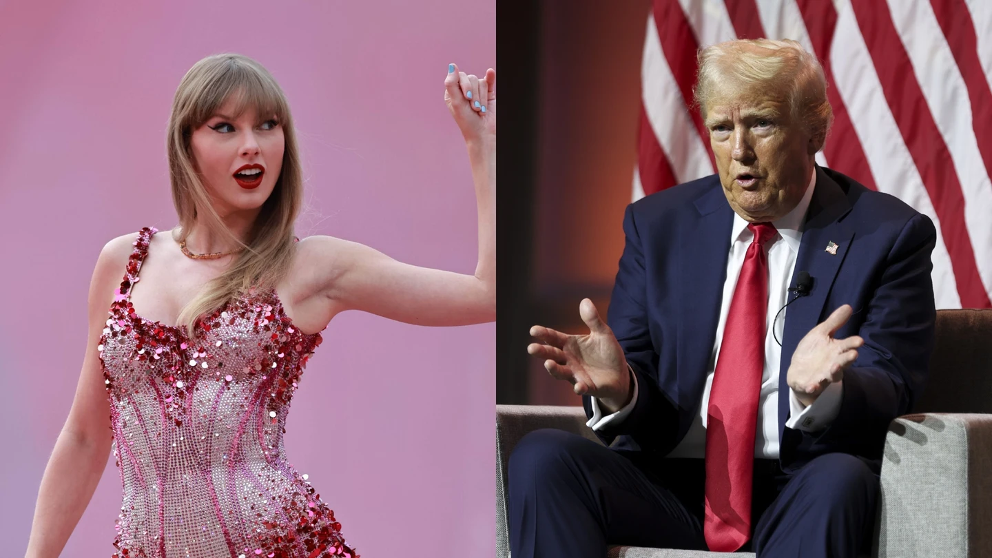 Imágenes de Taylor Swift y Donald Trump Imágenes de Taylor Swift y Donald Trump
