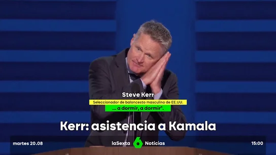 Kerr, asistencia a Kamala Kerr, asistencia a Kamala