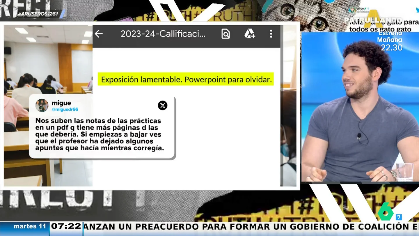 Un profesor olvida borrar sus anotaciones y los alumnos leen comentarios como este: "Exposición lamentable" Un profesor olvida borrar sus anotaciones y los alumnos leen comentarios como este: "Exposición lamentable"