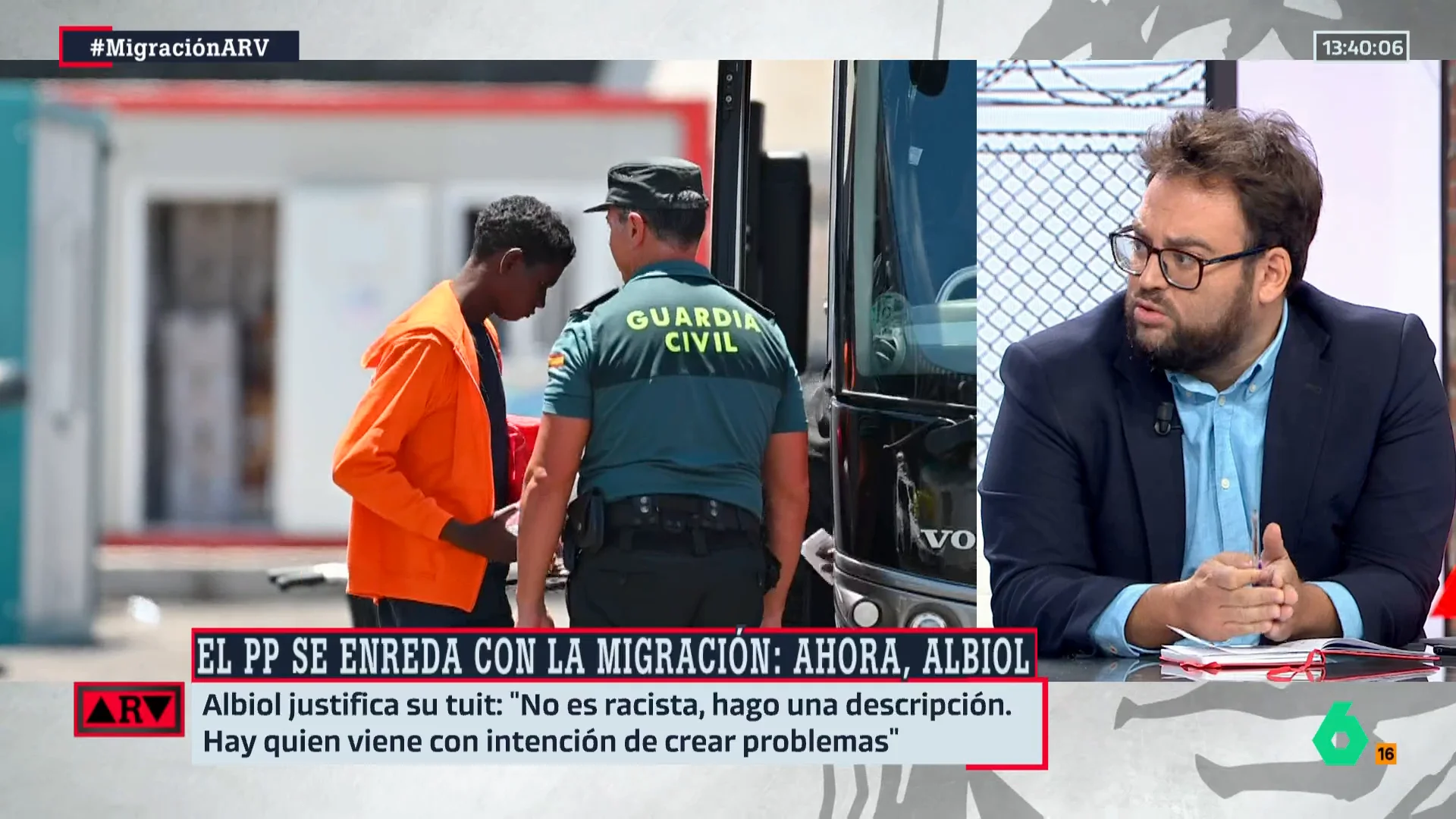 ARV-Monrosi carga contra Albiol tras justificar su mensaje sobre la migración: "Lo que dice es racismo puro"