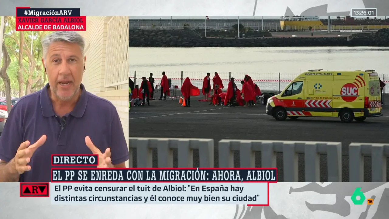 ARV- Duras palabras de García Albiol sobre la llegada de migrantes: "Luego nos comemos el marrón los alcaldes"