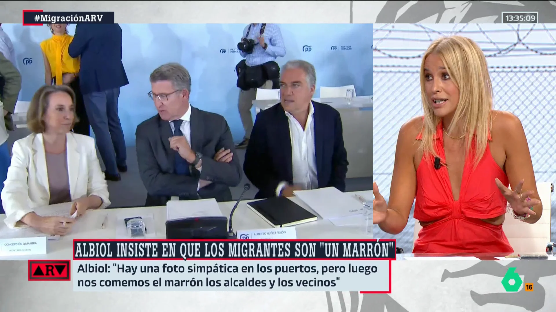 Afra Blanco, sobre Albiol: "Además de tener un discurso xenónofo y racista, también es clasista"