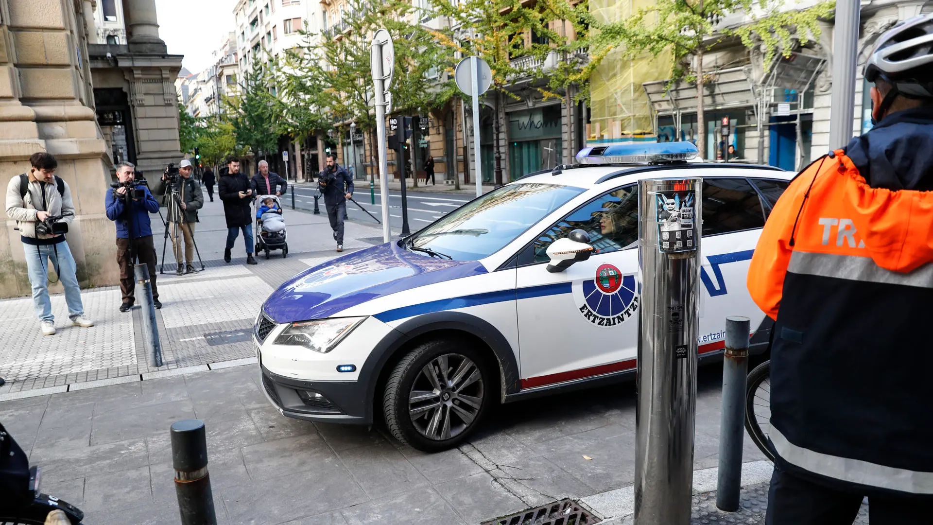 Imagen de archivo de un coche patrulla de la Ertzaintza.