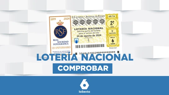 Lotería Nacional | Comprobar el resultado del sorteo de hoy, sábado 24 de agosto de 2024 Lotería Nacional | Comprobar el resultado del sorteo de hoy, sábado 24 de agosto de 2024