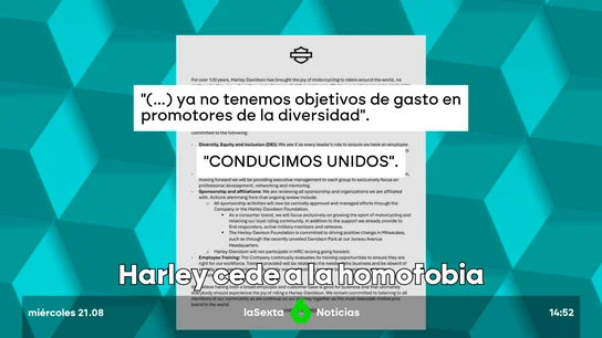 Harley cede a la homofobia Harley cede a la homofobia