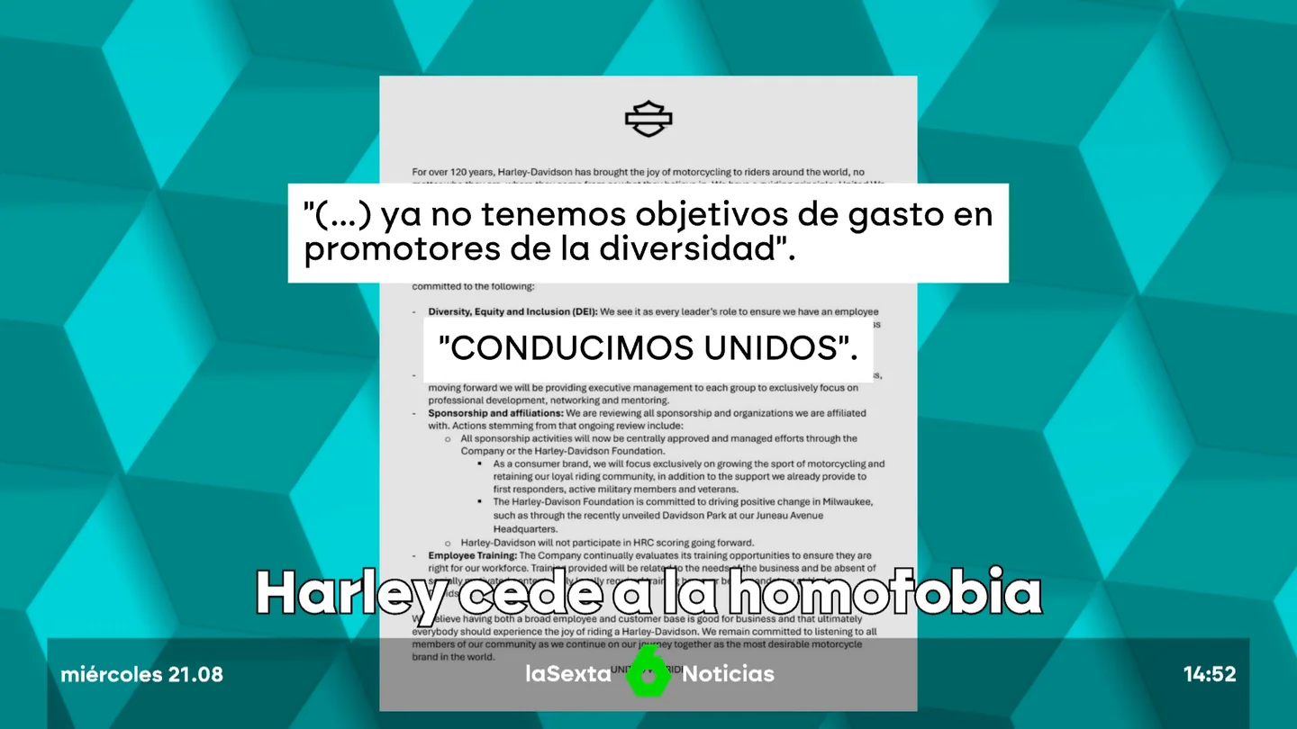 Harley cede a la homofobia Harley cede a la homofobia