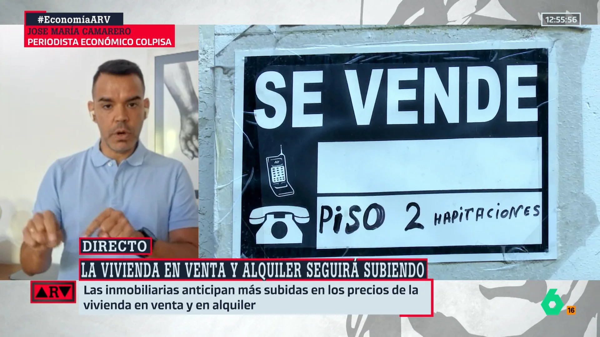 ARV- Camarero, sobre el problema de la vivienda: "Los precios seguirán subiendo cada vez más"