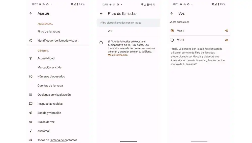 Filtrando las llamadas con Google Filtrando las llamadas con Google