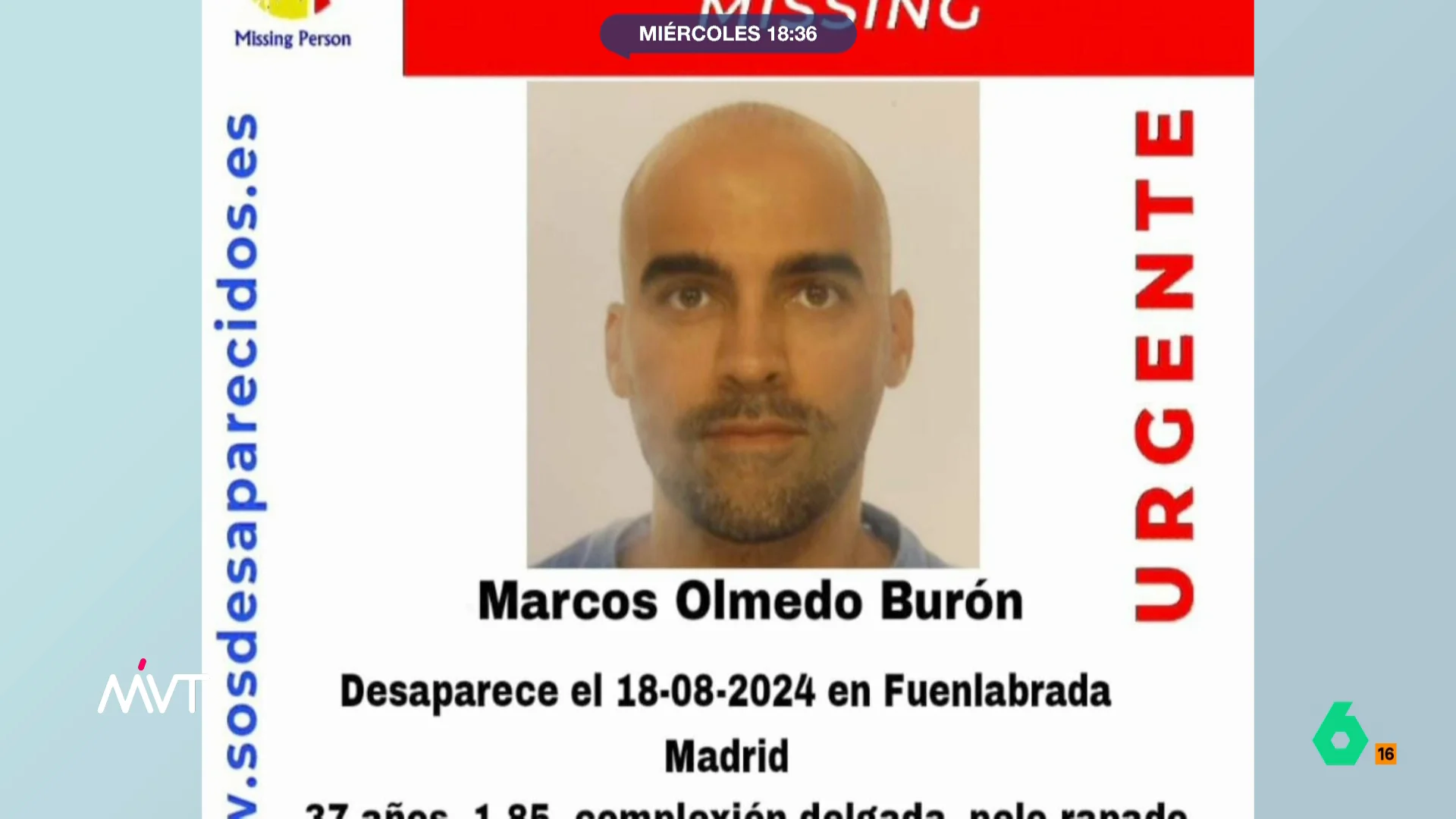 Se busca Marcos Olmedo Burón