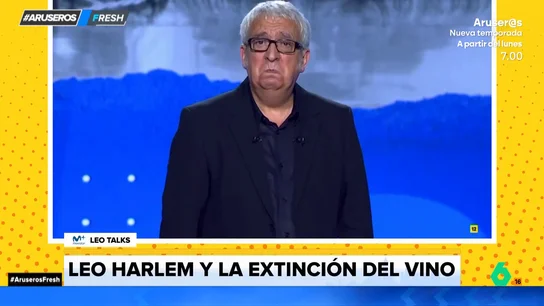 El disgusto de Leo Harlem al enterarse de que el vino podría 'extinguirse': "Y nosotros preocupados por los pandas" El disgusto de Leo Harlem al enterarse de que el vino podría 'extinguirse': "Y nosotros preocupados por los pandas"
