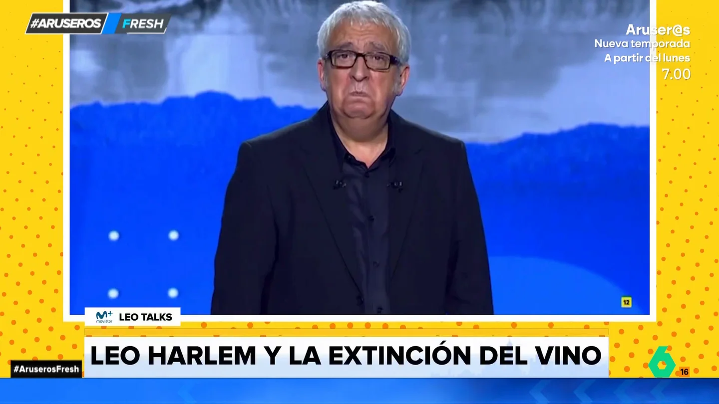 El disgusto de Leo Harlem al enterarse de que el vino podría 'extinguirse': "Y nosotros preocupados por los pandas" El disgusto de Leo Harlem al enterarse de que el vino podría 'extinguirse': "Y nosotros preocupados por los pandas"
