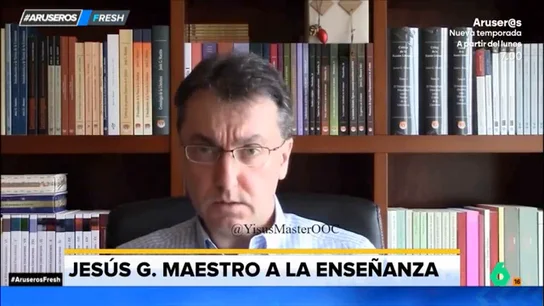 Jesús G. Maestro, sobre la educación: "Un médico mata a un paciente en minutos, un profesor mata a un alumno en 30 años" Jesús G. Maestro, sobre la educación: "Un médico mata a un paciente en minutos, un profesor mata a un alumno en 30 años"