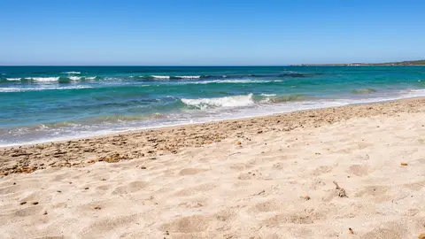 Imagen de archivo de una playa Imagen de archivo de una playa