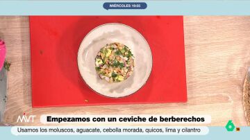 Pablo Ojeda versiona el ceviche peruano con latas de conserva: así lo prepara con berberechos y quicos