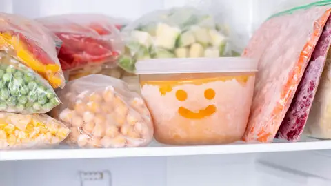 Contenido de un congelador Contenido de un congelador