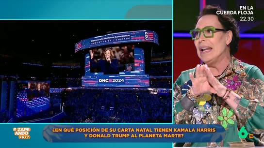 ¿Quién ganará las elecciones de Estados Unidos? El Maestro Joao analiza la carta natal de Donald Trump y Kamala Harris El tarotista visita el programa para desvelar quién tiene más opciones de ocupar la Casa Blanca en función de su carta astral o carta natal. ¿Será la candidata demócrata o el candidato republicano?