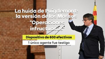 Un único mosso que lo vio 'todo', drones que fallaron y otros extraños errores que facilitaron la fuga de Puigdemont