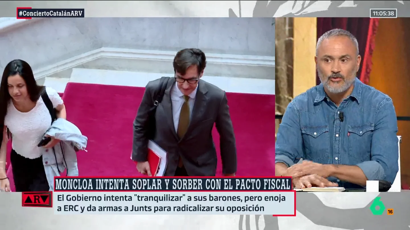 ARV-Santiago Martínez-Vares reacciona al acuerdo PSC-ERC: "Esto parece una comedia de enredo" ARV-Santiago Martínez-Vares reacciona al acuerdo PSC-ERC: "Esto parece una comedia de enredo"