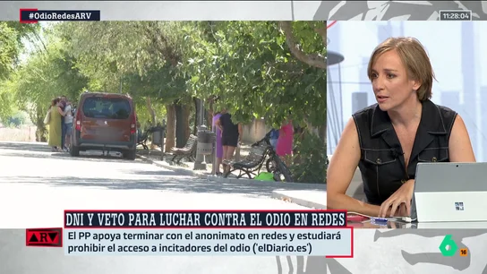 ARV-Tania Sánchez, sobre la difusión de bulos: "No puede ser que las redes sean una ciudad sin ley" ARV-Tania Sánchez, sobre la difusión de bulos: "No puede ser que las redes sean una ciudad sin ley"