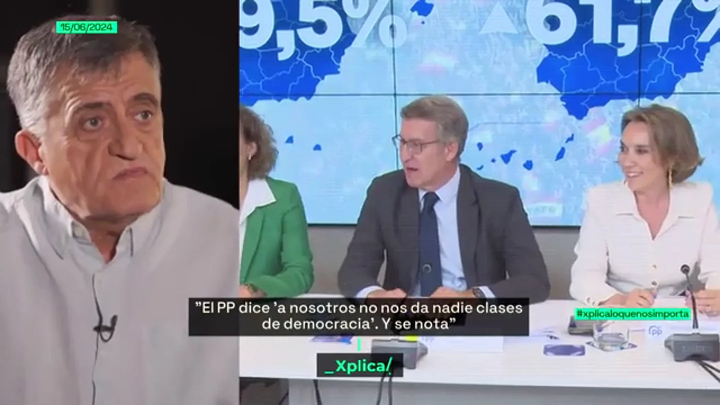 El mensaje de Wyoming al PP tras decir que "nadie les da clases de democracia": "Se nota que no se las han dado nunca" El mensaje de Wyoming al PP tras decir que "nadie les da clases de democracia": "Se nota que no se las han dado nunca"