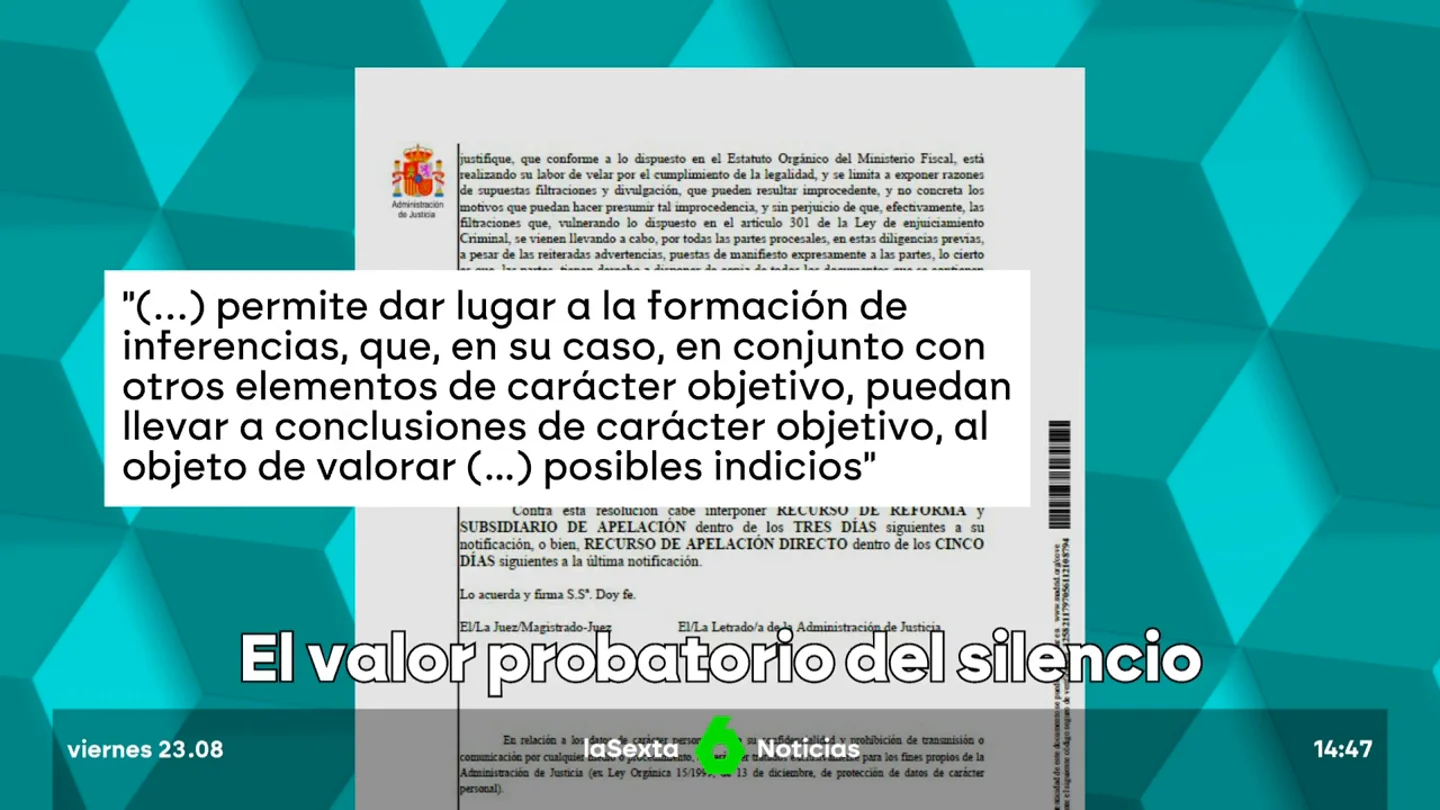 El valor probatorio del silencio El valor probatorio del silencio