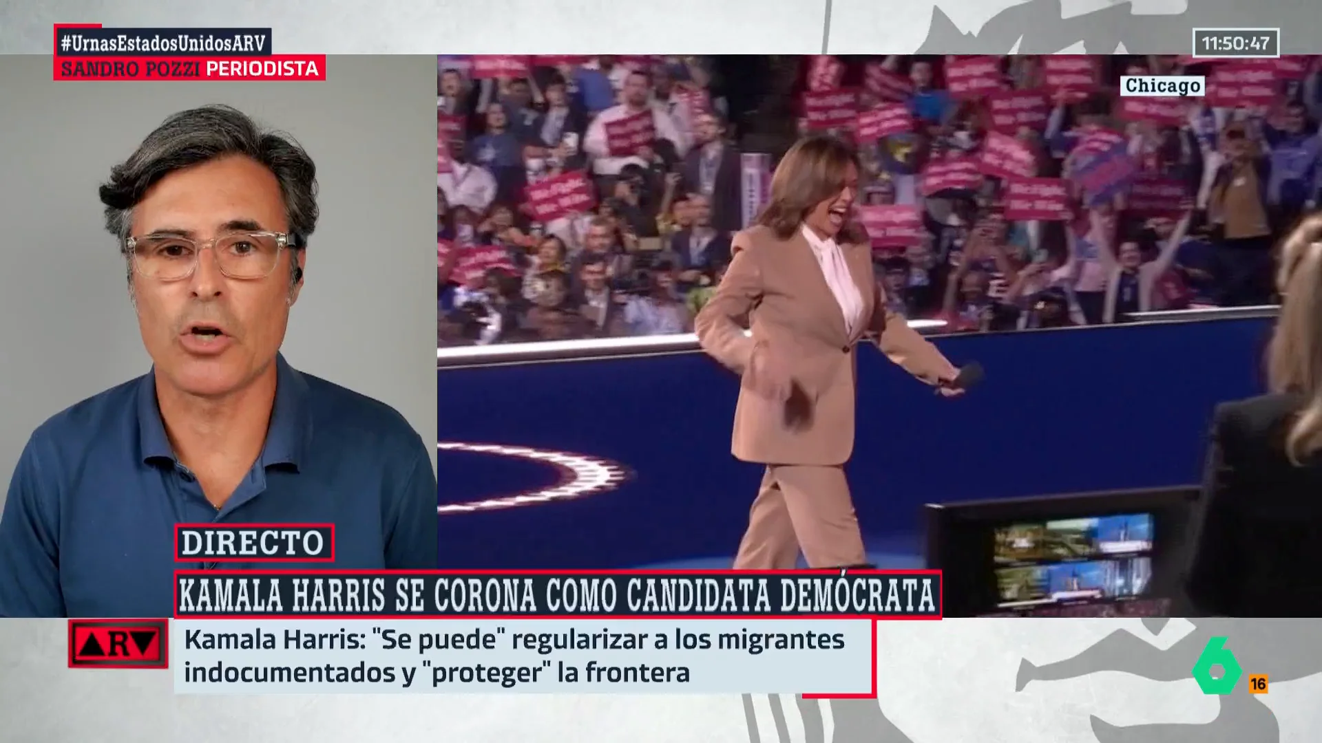 Sandro Pozzi explica la táctica de Kamala Harris de "empequeñecer" a Trump: "Lo presenta como ese vecino que te da la lata constantemente"