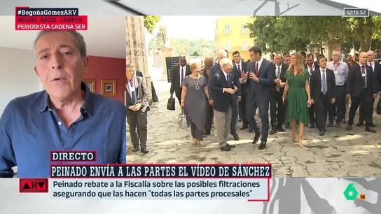 Miguel Ángel Campos, sobre Begoña Gómez: "Las primeras filtraciones que se hicieron de este procedimiento fueron del propio juez Peinado" Miguel Ángel Campos, sobre Begoña Gómez: "Las primeras filtraciones que se hicieron de este procedimiento fueron del propio juez Peinado"