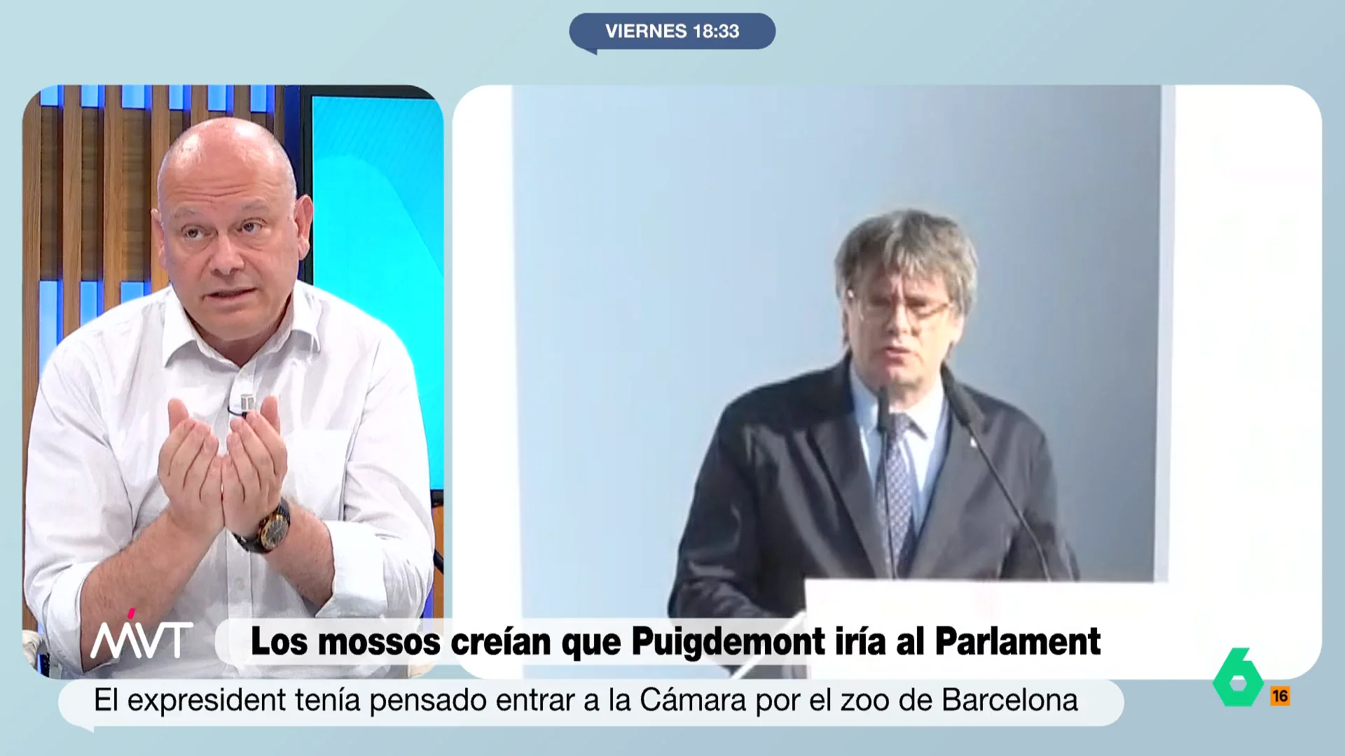 Gabriel Sanz analiza el informe de los Mossos d'Esquadra en el que reconocen nuevos errores en el intento de detención a Puigdemont y asegura en este vídeo que "yo solo me creo que es posible porque han decidido pasar por tontos".