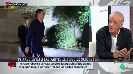 Cembrero, sobre la decisi&oacute;n del juez Peinado de enviar el video de S&aacute;nchez a las "partes": "Solo aporta morbo a la prensa que lo den a conocer"