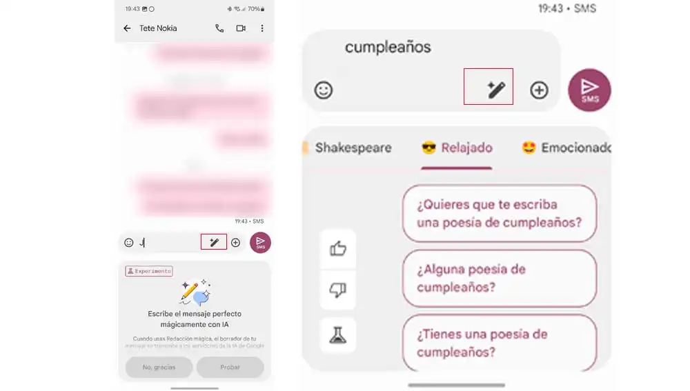 Así es la nueva función de Mensajes de Google Así es la nueva función de Mensajes de Google