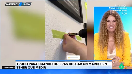 El truco definitivo para colgar cuadros sin tener que medirlos: "Más fácil, imposible" El truco definitivo para colgar cuadros sin tener que medirlos: "Más fácil, imposible"