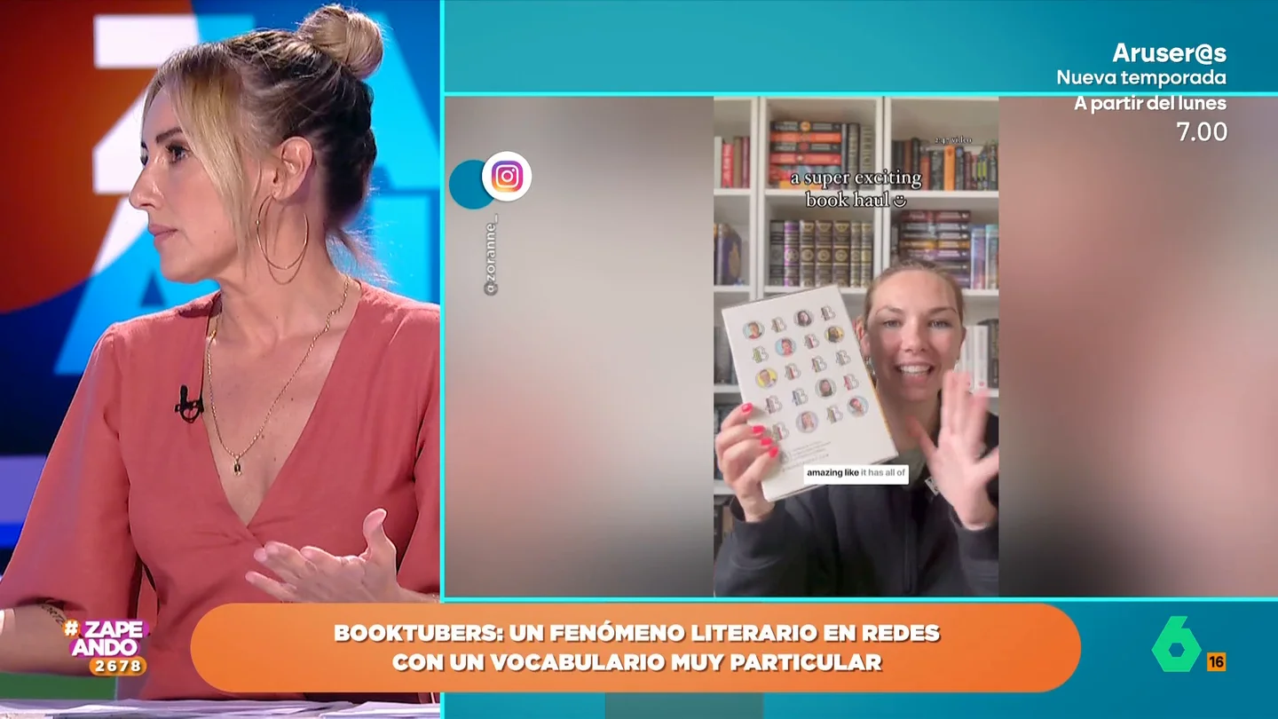 De Manuel Jabois a Candace Bushnell: los zapeadores se convierten en 'booktubers' y desvelan qué libros están leyendo Estos creadores de contenido comentan, a través de Instagram, TikTok o Youtube, los libros que están leyendo. Una labor que ha hecho que muchos de ellos tengan millones de seguidores.
