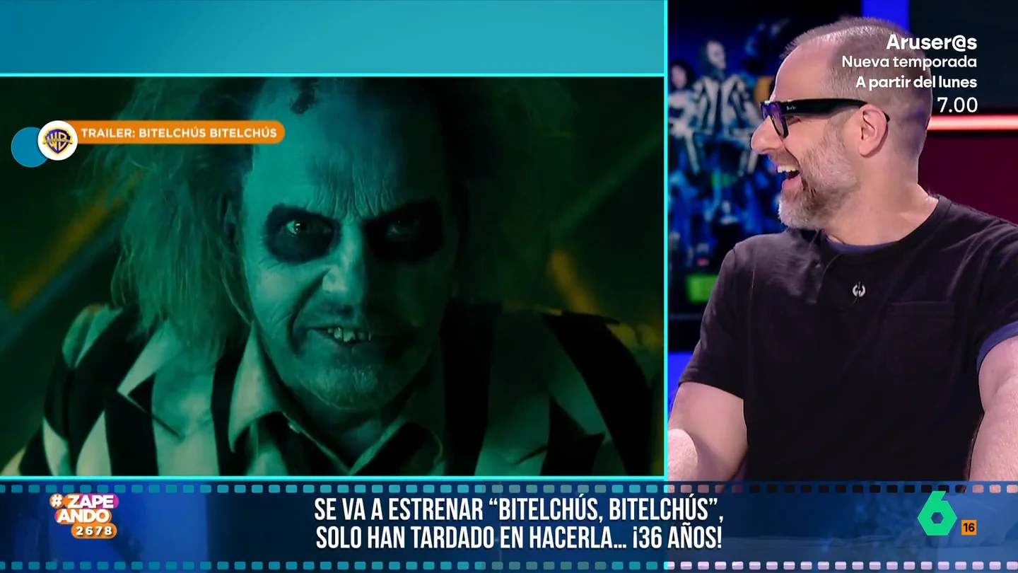 En septiembre vuelve 'Beetlejuice' 36 años después del estreno de la primera parte La mítica película de Tim Burton vuelve en una secuela en la que actúa gran parte de su elenco original, como Michael Keaton, Winona Ryder o Catherine O'Hara, y se incorporan Jenna Ortega o Monica Bellucci.