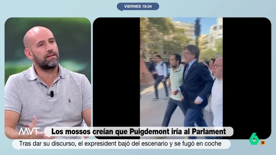 Gonzalo Miró reflexiona sobre la fuga de Puigdemont: "Dejarse detener requiere una valentía que él no tiene" "No sé si todavía a día de hoy hay gente que se cree que los Mossos han sido incapaces de detener a Puigdemont", afirma rotundo Gonzalo Miró, que en este vídeo asegura que "Puigdemont no es más listo que el resto del planeta".