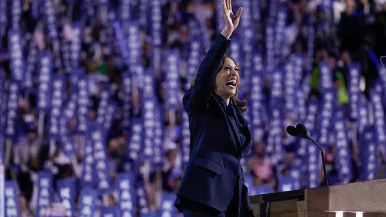 La vicepresidenta de Estados Unidos y candidata demócrata a la Presidencia, Kamala Harris La vicepresidenta de Estados Unidos y candidata demócrata a la Presidencia, Kamala Harris