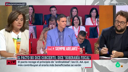 Lucía Méndez analiza el acuerdo de PSC-ERC sobre la financiación en Cataluña: "El PSOE ha firmado algo que no puede hacer" Lucía Méndez analiza el acuerdo de PSC-ERC sobre la financiación en Cataluña: "El PSOE ha firmado algo que no puede hacer"