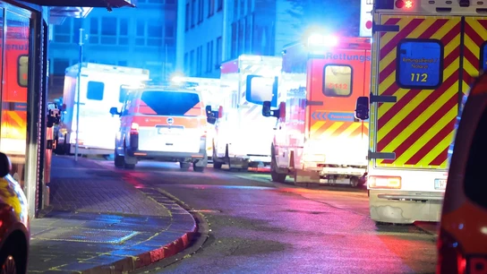 Ambulancias alemanas en Solingen Ambulancias alemanas en Solingen